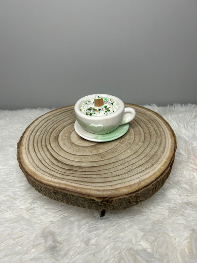 Vela Taza de Resina de Colores | 60g Soja | Luz y Forma