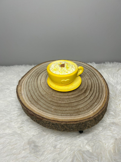 Vela Taza de Resina de Colores | 60g Soja | Luz y Forma