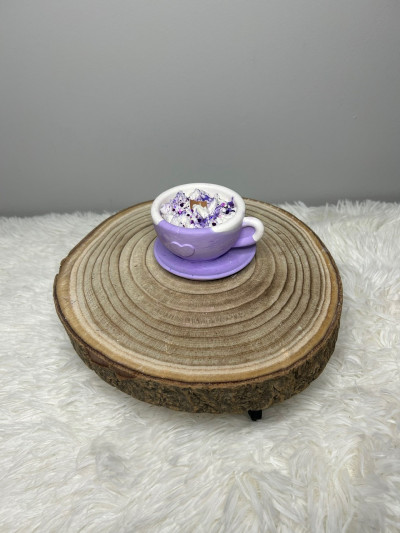 Vela Taza de Resina de Colores | 60g Soja | Luz y Forma