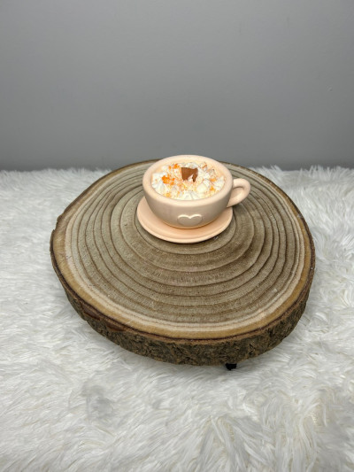 Vela Taza de Resina de Colores | 60g Soja | Luz y Forma
