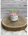 Vela aromática de soja Bambú y Cereza en vaso de cristal 220g