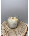 Vela aromática de soja Jazmín en vaso de cristal 220g