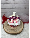 Caja floral de velas artesanales en cera de soja – Regalo romántico para San Valentín