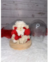 Urna floral de velas artesanales en cera de soja – Regalo romántico para San Valentín