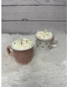 Taza de resina con vela de cera de soja – Regalo romántico para San Valentín