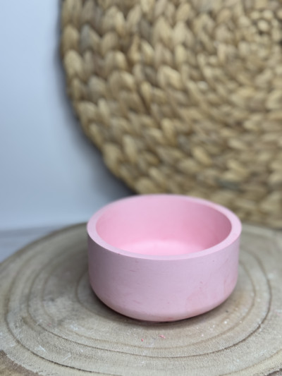 Cuenco Decorativo Cilíndrico de Resina – Diseño Minimalista