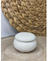 Mini Joyero Redondo de Resina con Tapa – Diseño Minimal