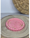Bandeja Decorativa Redonda Artesanal en Resina al Agua – Vaciabolsillos y Organizador de Joyas