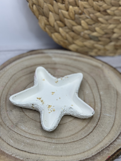 Bandeja Decorativa en Forma de Estrella – Vaciabolsillos Artesanal en Resina al Agua