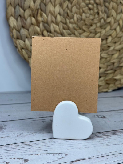 Soporte Decorativo para Fotos y Tarjetas en Resina al Agua – Diseño Minimalista Artesanal