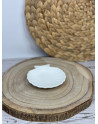 Bandeja o Jabonera Concha Decorativa Blanca – Bandeja Pequeña Artesanal de Resina al Agua