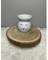Quemador de Cerámica Gato para Wax Melts y Aceites Esenciales | Aromatizador Decorativo