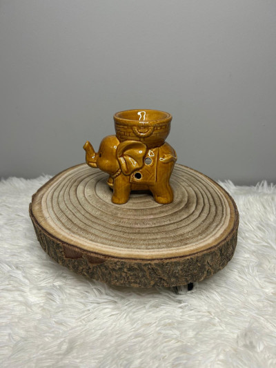 Quemador de Esencias Elefante para Wax Melts y Aceites Esenciales | Aromatizador Decorativo