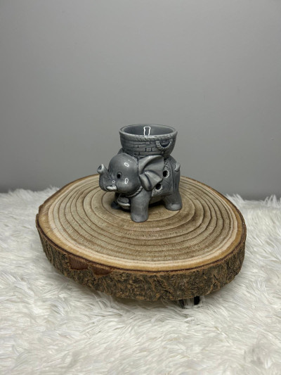 Quemador de Esencias Elefante para Wax Melts y Aceites Esenciales | Aromatizador Decorativo