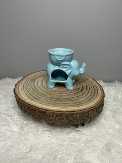 Quemador de Esencias Elefante para Wax Melts y Aceites Esenciales | Aromatizador Decorativo