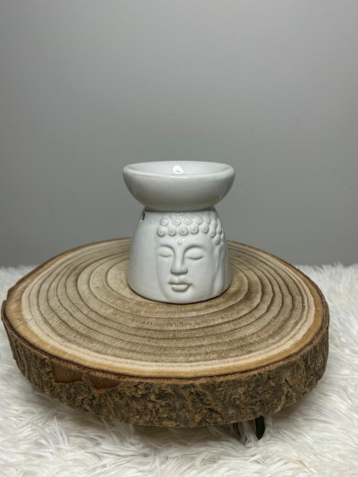 Quemador de Esencias Mini Buda para Wax Melts y Aceites Esenciales | Aromatizador Decorativo